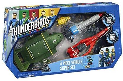 Thunderbirds Are Go 4 Piece Vehicle Super Set (Dispatched From UK)