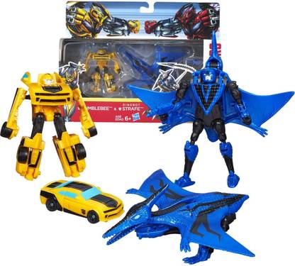TRANSFORMERS 4 Bumblebee And Dinobot Strafe 2-Pack Age Of Extinction