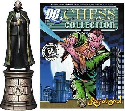 Eaglemoss Dc Chess & Collector Magazine 11 Ras Al Ghul Black Bishop