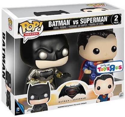 Funko POP! HEROES EXCLUSIVE METALLIC BATMAN VS. SUPERMAN