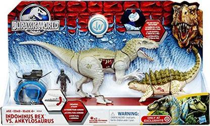Jurassic World Capture Vehicle Indominus Rex Vs Ankylosaurus