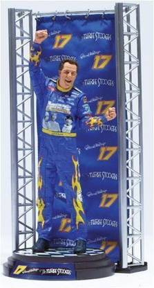 DK HUSKY RACING Darrell Waltrip #17 Action Mcfarlane 6" Figure Series 3- Three Stooges