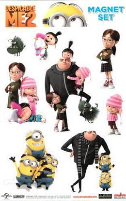 Animewild Despicable Me 2 Cast Magnet Set