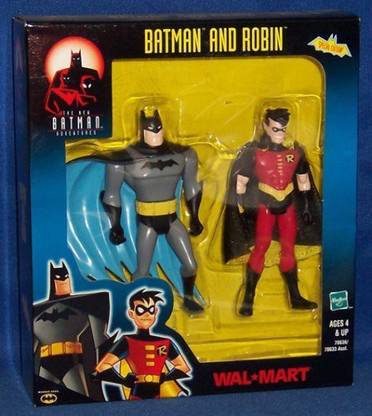 BATMAN and Robin Exclusive Walmart Action Figure Two Pack