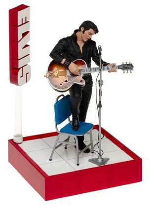 Rock and Roll Mcfarlane Toys Action Figure Elvis #1 '68 Comeback