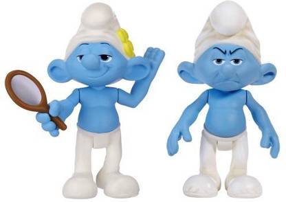 The Smurfs Smurfs Movie Basic Pack Wave 2 Vanity Smurf And Grouchy