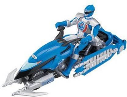 Bandai Power Ranger Operation Overdrive - Hovertek with Blue Ranger