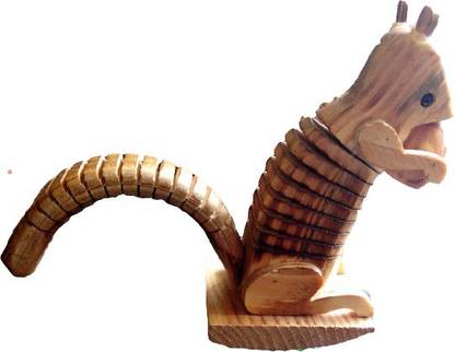 डिवाइन टेम्पल्स Wooden Flexible Squirrel