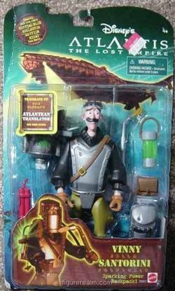 MATTEL Vinny Santorini From Atlantis Lost Empire