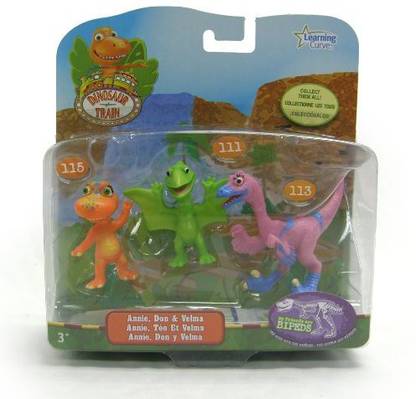 Learning Curve Dinosaur Train Collectible Dinosaur 3 Pack - Velma, Annie And Don