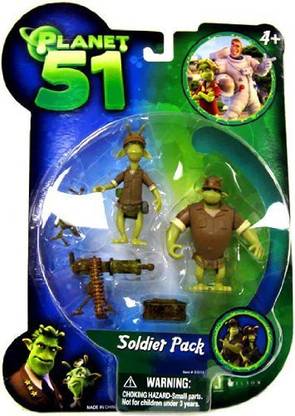 PLANET 51 Movie Mini 2Pack Soldier Pack