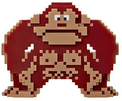 World of Nintendo 2.5" 8 Bit Donkey Kong Action Figure