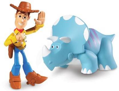 MATTEL Disney / Pixar Toy Story 3 Action Links Mini Figure Buddy 2Pack Trixie Waving Woody By