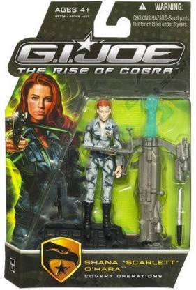 G.I. Joe The Rise Of Cobra 3 3/4" Action Figure Shana "Scarlett" O' Hara (Covert Operations)