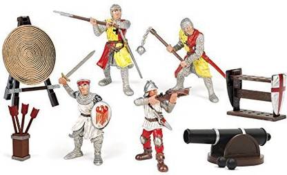 Toy Major Knight With Accessories Playset (4Piece)
