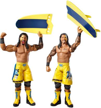 WWE WWE Series #28 Jimmy Uso and Jey Uso Figure with Surfboard (2-Pack)