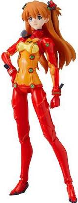 Max Factory Evangelion Asuka Langley Expression Test Plug Suits Version Figma Figure