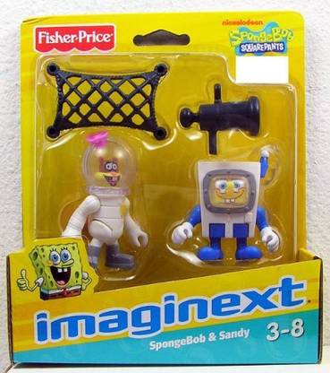 FISHER-PRICE Imaginext, Spongebob Squarepants Exclusive Figures, Spongebob & Sandy, 2-Pack