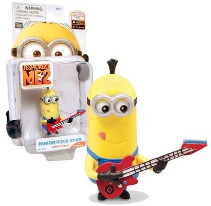 Thinkway Despicable Me 2 Minion Rock Star Poseable