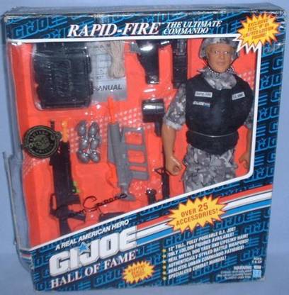 G.I. Joe Rapidfire The Ultimate Commando 12" Hall Of Fame