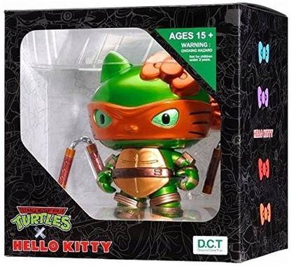 HELLO KITTY Michelangelo Teenage Mutant Ninja Turtles Tmnt Vinyl