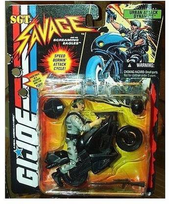 G.I. Joe Sgt Savage Urban Attack Dynamite With Speed Burning Attack