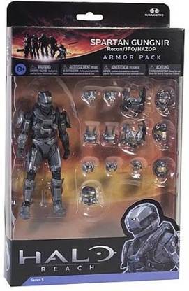 McFarlane Toys Halo Reach Series 5 Armor Pack Spartan Gungnir 3 Sets