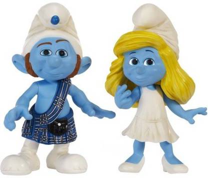 The Smurfs Smurfs Movie Basic Pack Wave 1 Smurfette And Gutsy