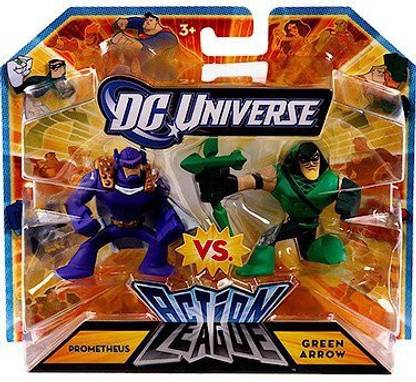 MATTEL Dc Universe League Mini 2Pack Prometheus Vs Green Arrow