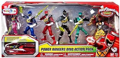 Bandai Power Rangers Dino Charge Dino Action Pack 6" Action Figure Set