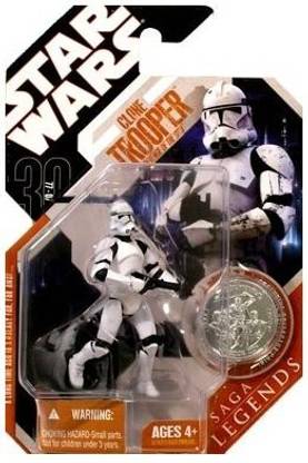 Hasbro Star Wars 3 3/4" Basic Figure Sa Clone Trooper