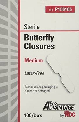 ProAdvantage Sterile Butterfly Closure Bandages Adhesive Band Aid