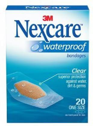Nexcare Waterproof Clear Bandage Adhesive Band Aid