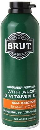 BRUT Balancing Shave Foam With Aloe & Vitamin E - Original Fragrance