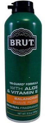 BRUT Aloe Vera & Vitamin E Original Fragrance Shaving Foam