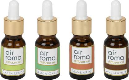 Airroma Green Lemon, Lemon Grass, Mandarin, Sandalwood Car Freshener Spray, Aroma Oil Aroma Oils, Green Lemon, Lemon Grass, Mandarin & Sandalwood