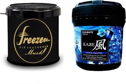 DEBONAIR Debonair Musk, Kaze Love Opium (120ml) Car Freshener Spray Car, Home and Office Perfume