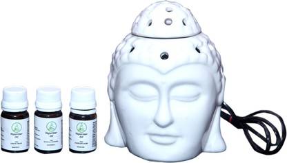 Aromax Lavender,Rose & Lemongrass Diffuser Set Small Buddha Electric