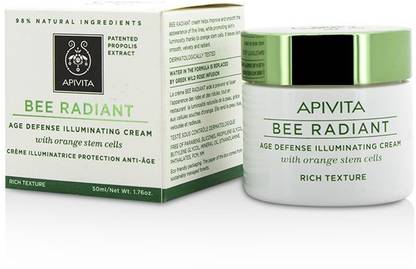 Apivita Bee Radiant Age Defense Illuminating Cream - Rich Texture