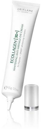 Oriflame Ecollagen 3D+ Whitening Anti Wrinkle Protective Fluid SPF 30 Tri-Peptide + SMART Whitening Complex