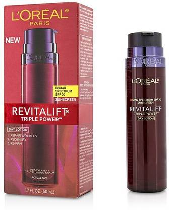 L'Oréal Paris RevitaLift Triple Power Day Lotion SPF 30 (Unboxed)