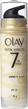OLAY Total Effects 7 in One Cream + Serum Duo SPF-15