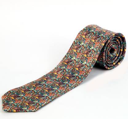BLACKSMITH Intricate Paisley Design Floral Print Men Tie