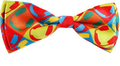 BLACKSMITH Dj Orangedesign Bow Graphic Print Men Tie