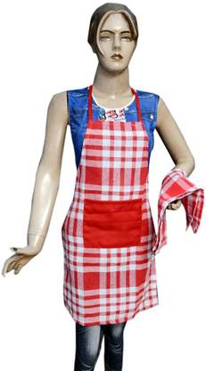 Home Sazz Cotton Home Use Apron - Free Size