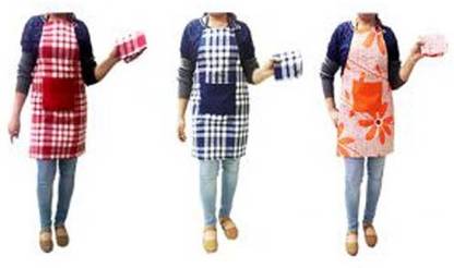 Shreejee Cotton Home Use Apron - Free Size
