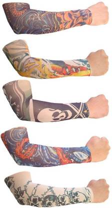 Aadishwar Creations Tattoo1 Nylon Arm Warmer