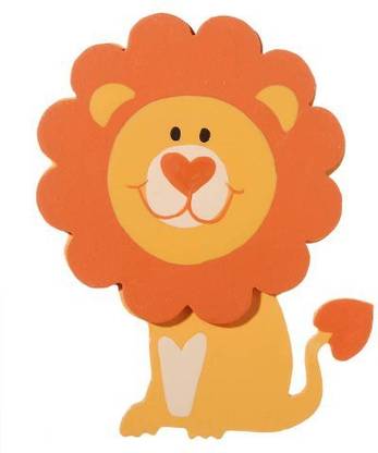 Darice 9189-65 Painted Leon Lion Cutout