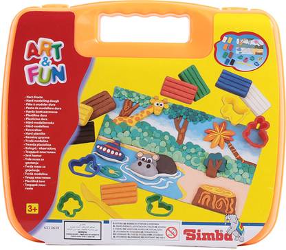 SIMBA Art and Fun Plastic Craft Carrying Case ? Orange
