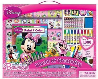 DISNEY Mickey Mouse & Friends Minnie Mouse Bow-tique World of Creativity Art Set